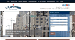 Desktop Screenshot of bradford-law.com